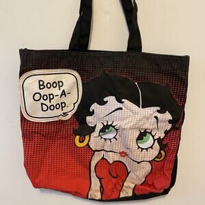 Betty Boop Shoulder ToteBag Boop Oop-A-Doop Y2K 2010 Travel Beach Bag Collection